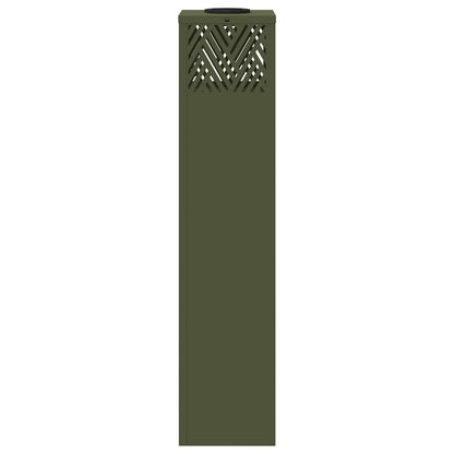 Solar LED Pathway Light 2 pcs Olive Green Cold Rolled Steel