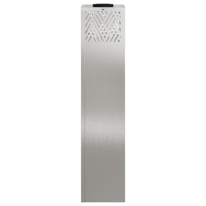 Solar LED Pathway Light 2 pcs Silver Stainless Steel