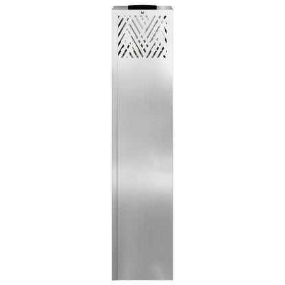 Solar LED Pathway Light 2 pcs Silver Galvanized