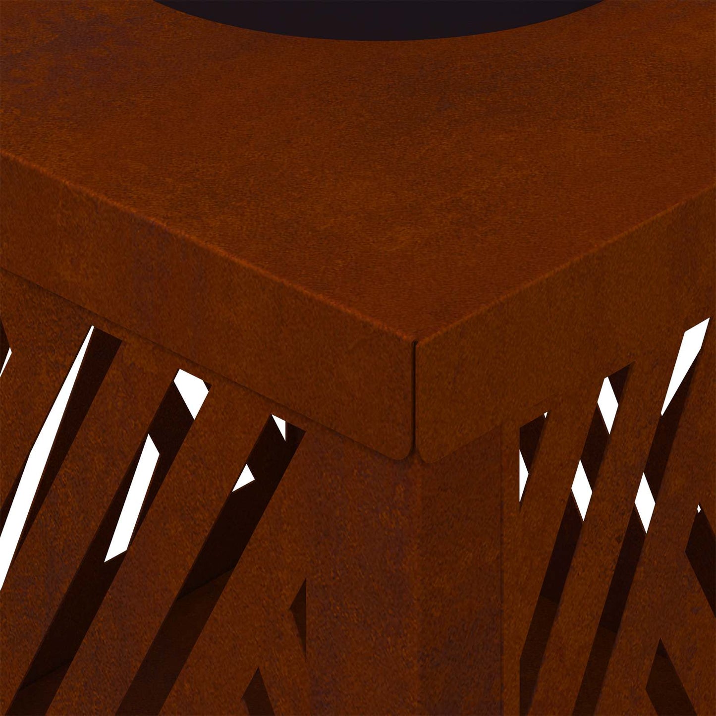 Solar LED Pathway Light 2 pcs Bronze Weathering Steel