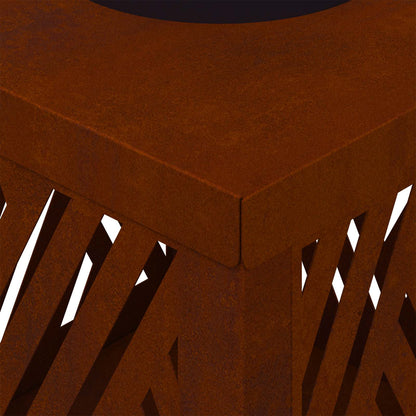 Solar LED Pathway Light 2 pcs Bronze Weathering Steel