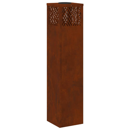 Solar LED Pathway Light 2 pcs Bronze Weathering Steel