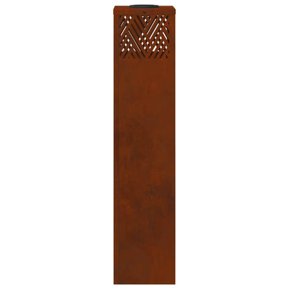 Solar LED Pathway Light 2 pcs Bronze Weathering Steel