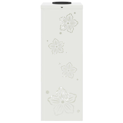 Solar LED Pathway Light 2 pcs White Cold Rolled Steel