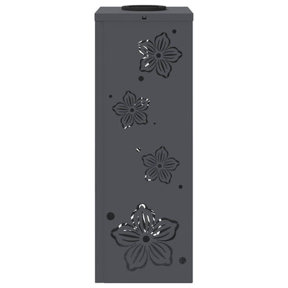 Solar LED Pathway Light 2 pcs Anthracite Cold Rolled Steel