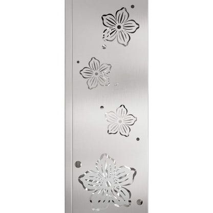 Solar LED Pathway Light 2 pcs Silver Stainless Steel