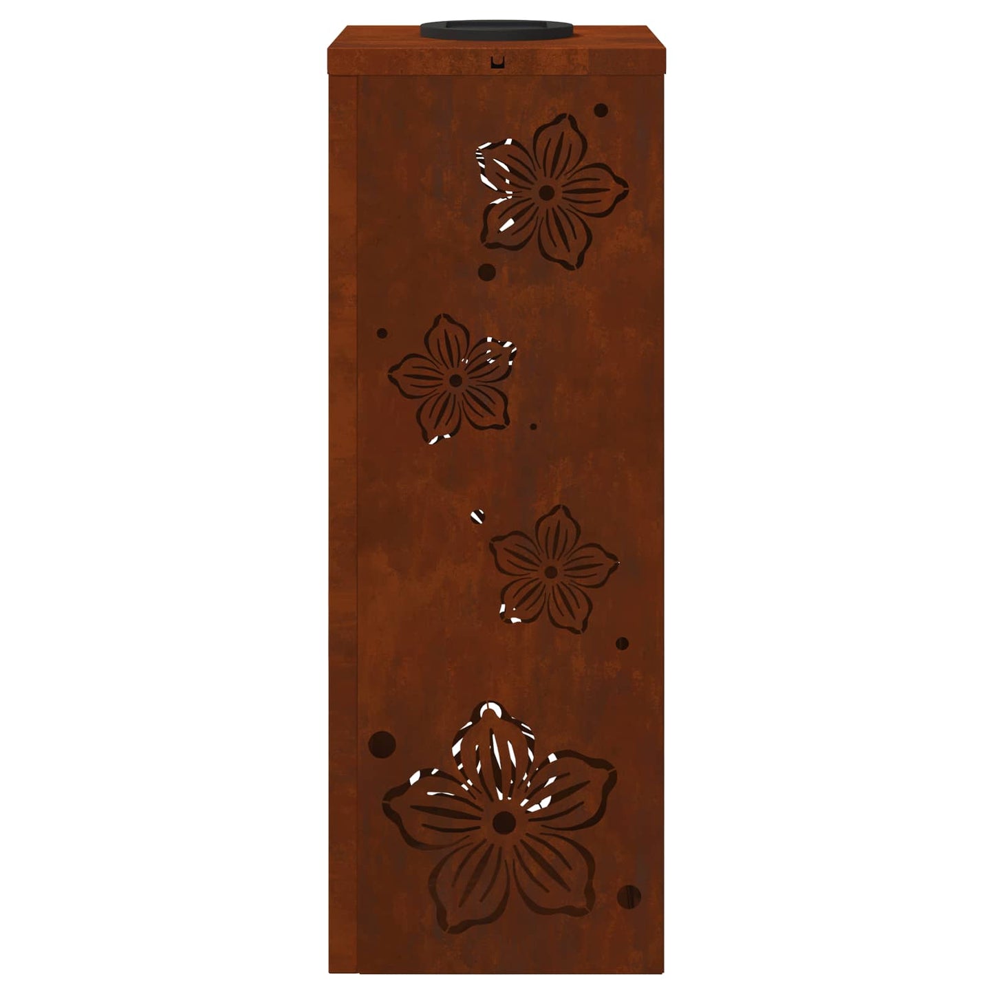 Solar LED Pathway Light 2 pcs Rusty Weathering Steel