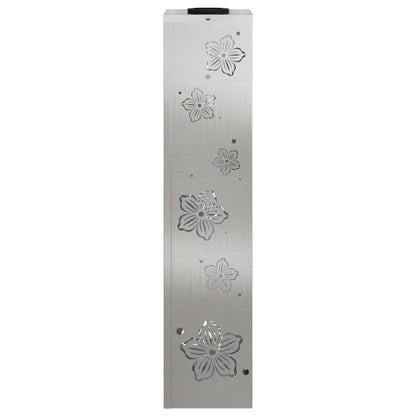 Solar LED Pathway Light 2 pcs Silver Stainless Steel