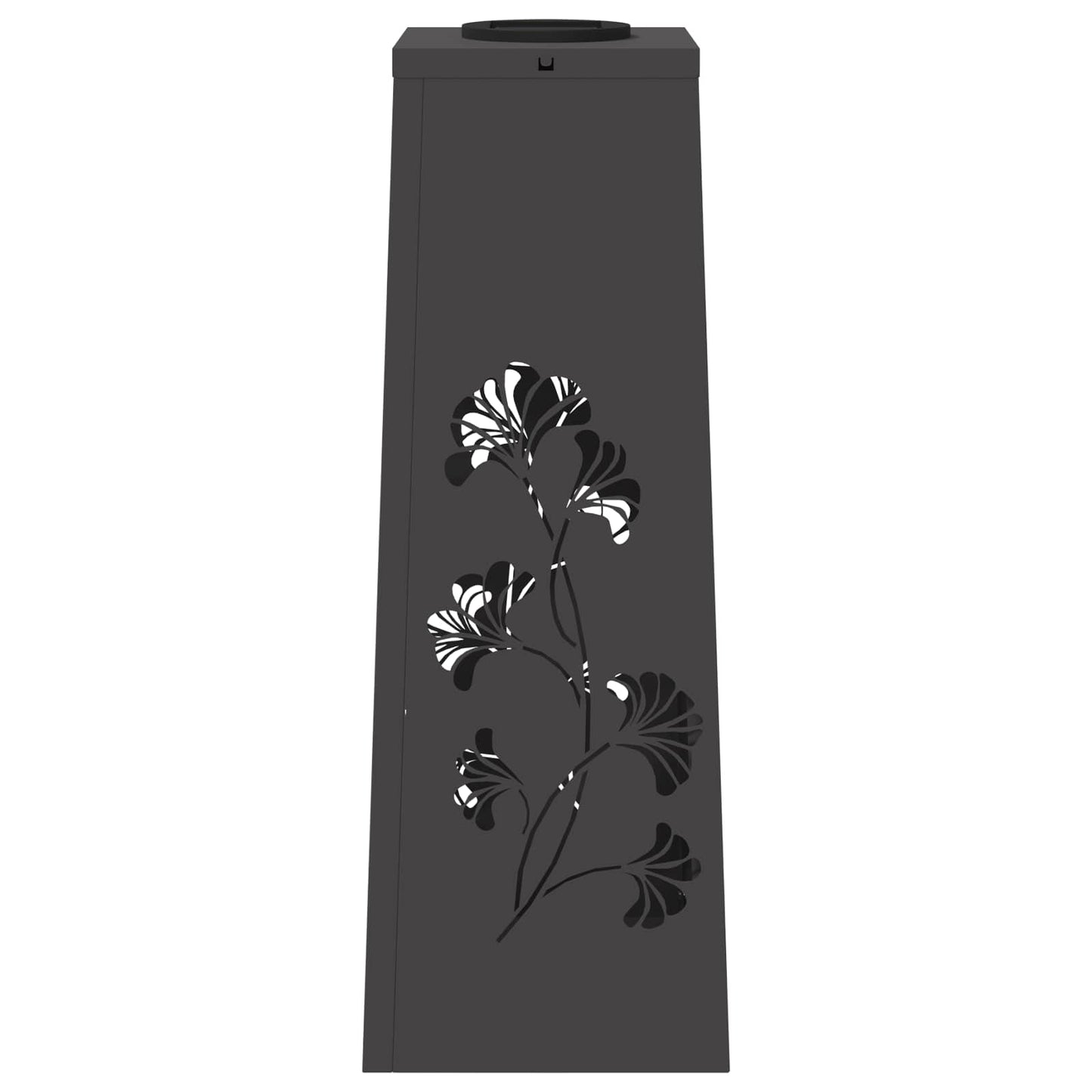 Solar LED Pathway Light 2 pcs Black Cold Rolled Steel