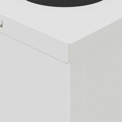 Solar LED Pathway Light 2 pcs White Cold Rolled Steel