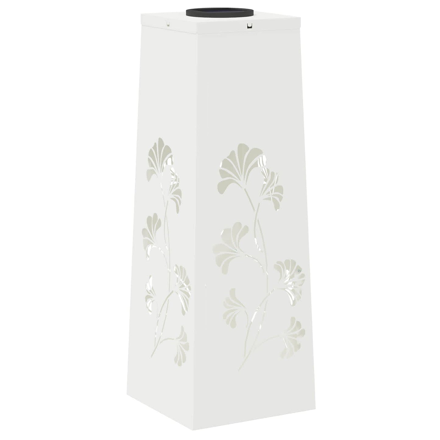 Solar LED Pathway Light 2 pcs White Cold Rolled Steel