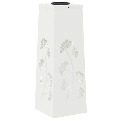 Solar LED Pathway Light 2 pcs White Cold Rolled Steel