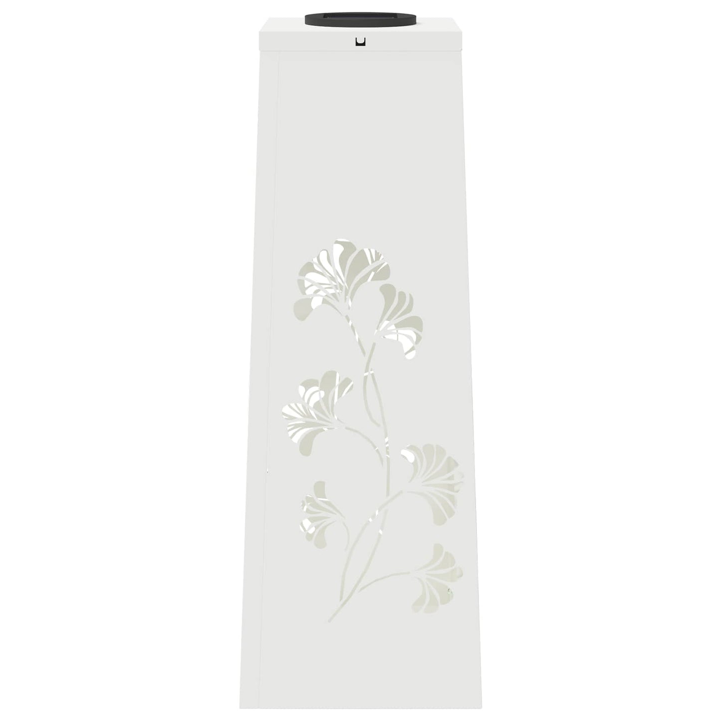 Solar LED Pathway Light 2 pcs White Cold Rolled Steel