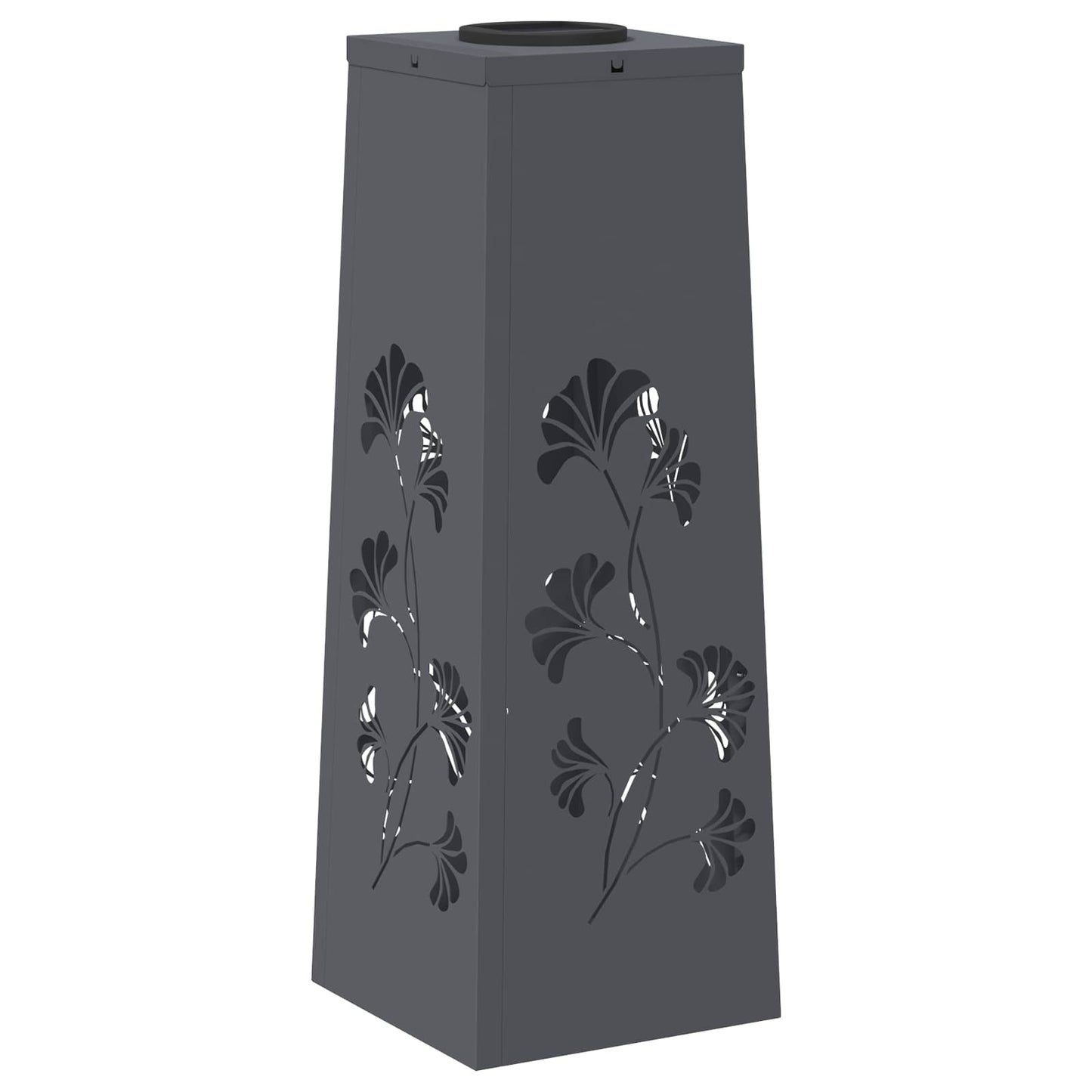 Solar LED Pathway Light 2 pcs Anthracite Cold Rolled Steel