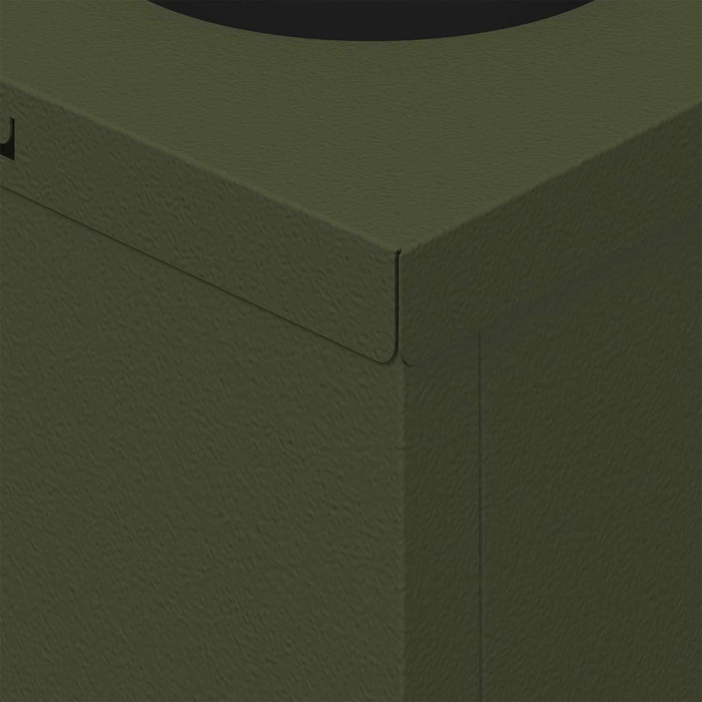 Solar LED Pathway Light 2 pcs Olive Green Cold Rolled Steel