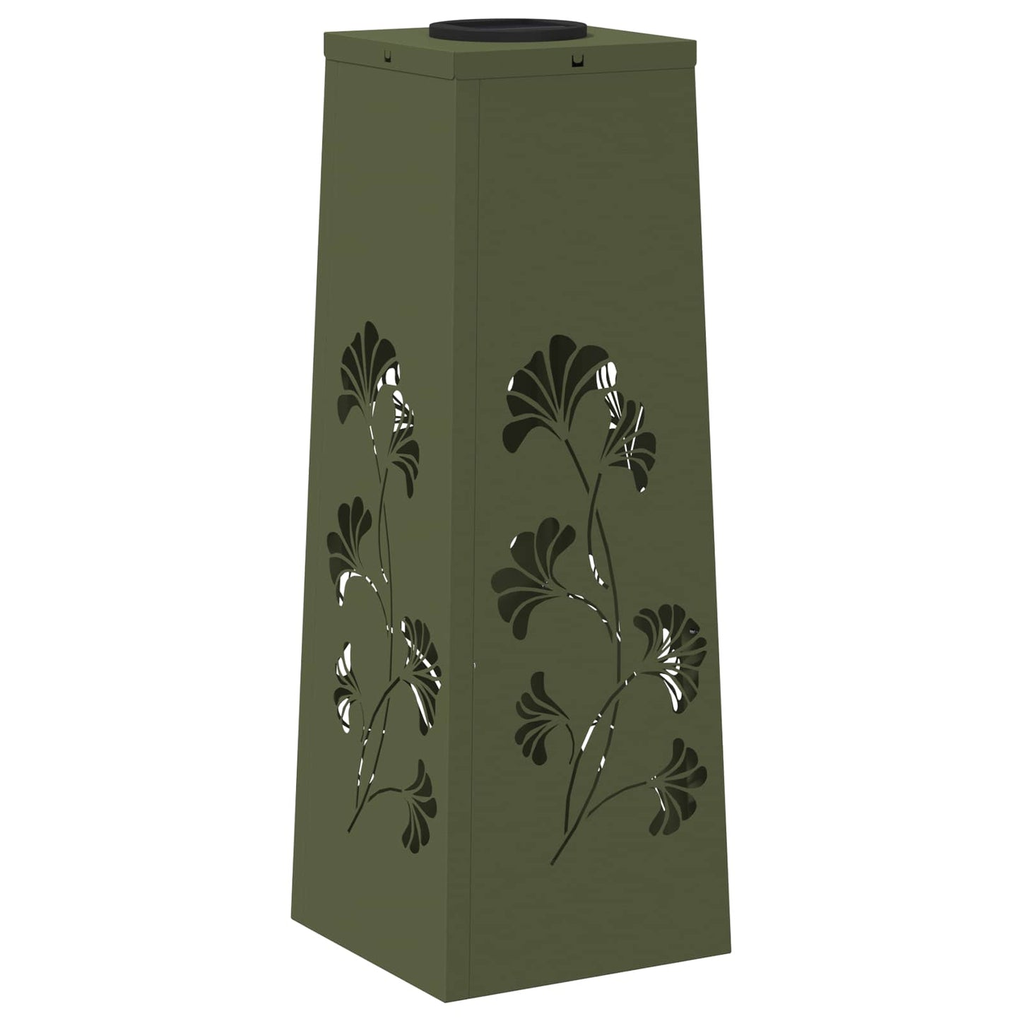 Solar LED Pathway Light 2 pcs Olive Green Cold Rolled Steel