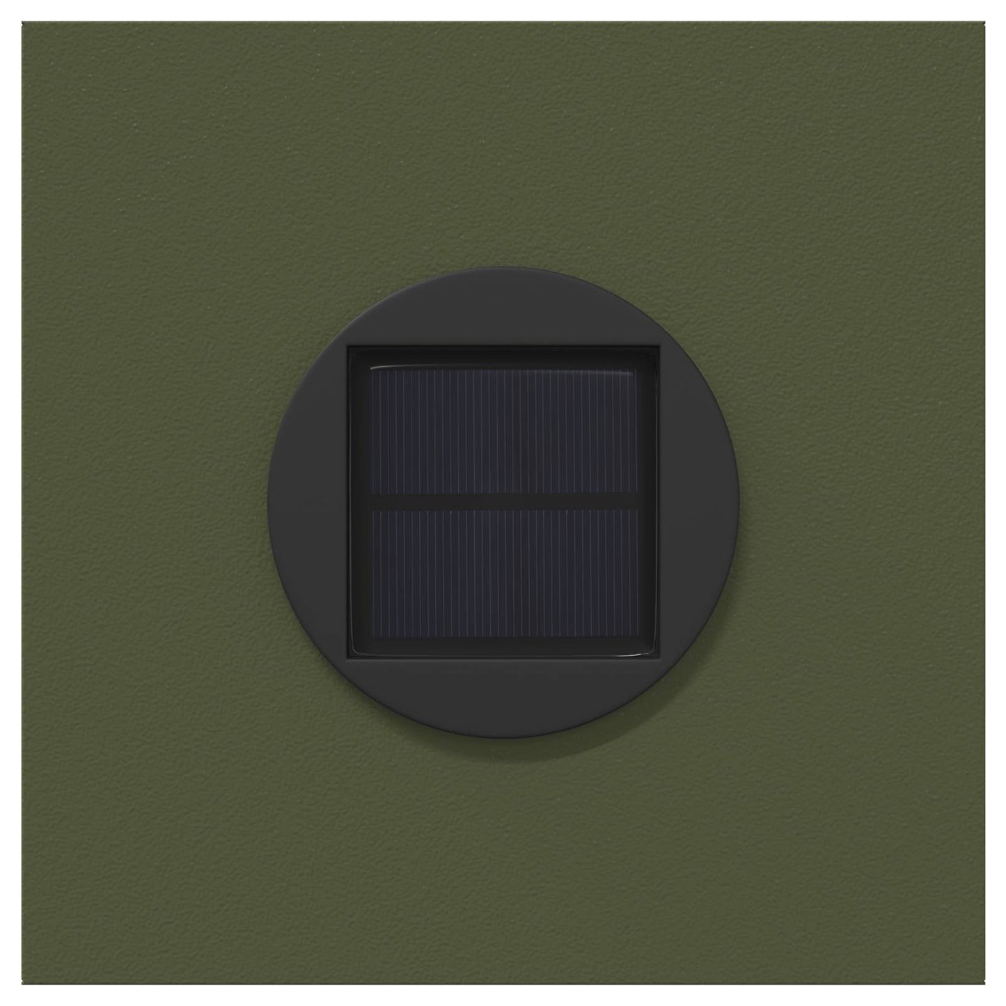 Solar LED Pathway Light 2 pcs Olive Green Cold Rolled Steel