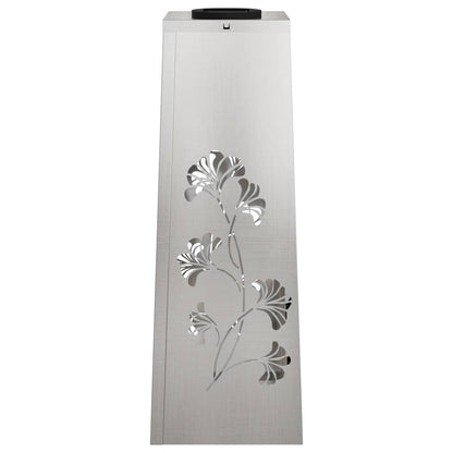 Solar LED Pathway Light 2 pcs Silver Stainless Steel