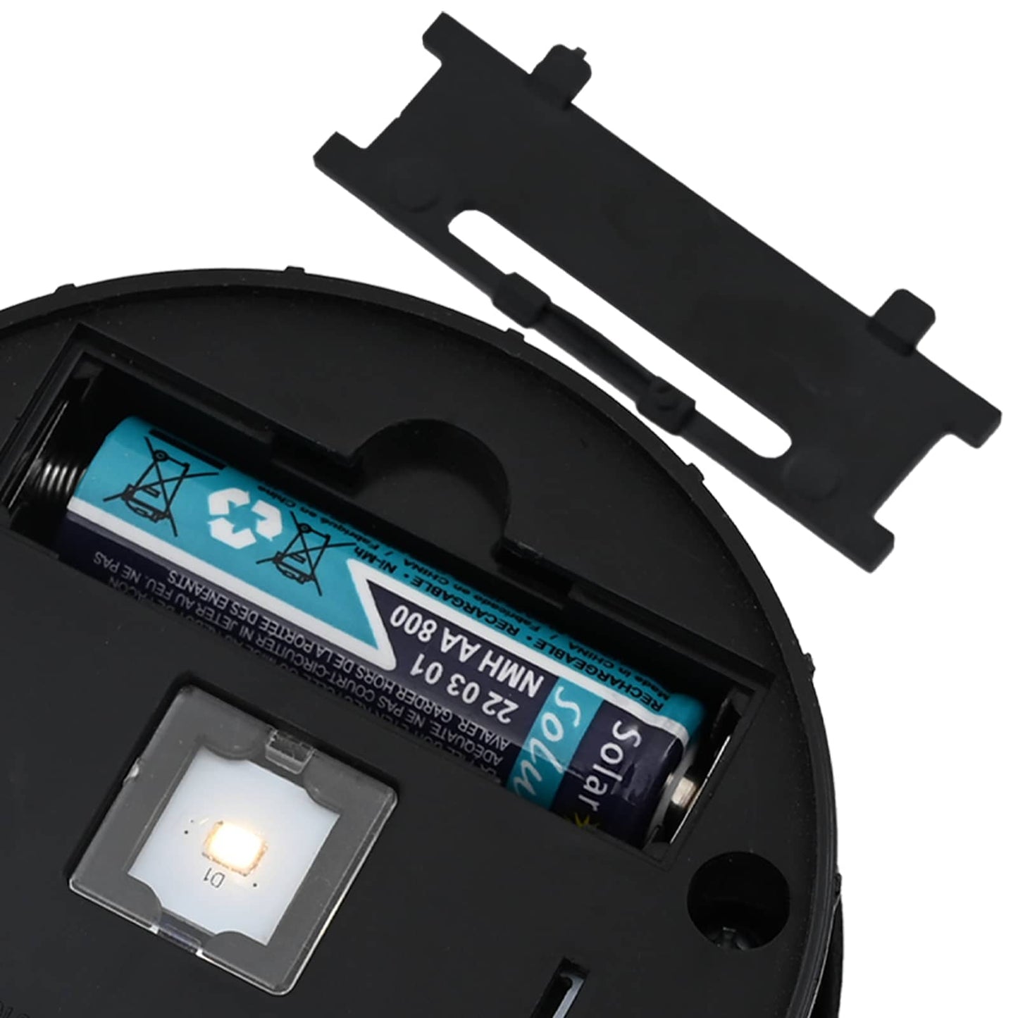 Solar LED Pathway Light 2 pcs Anthracite Cold Rolled Steel