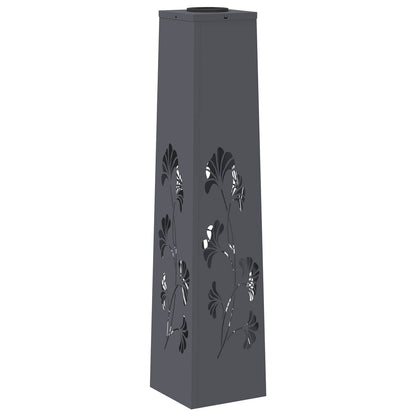 Solar LED Pathway Light 2 pcs Anthracite Cold Rolled Steel
