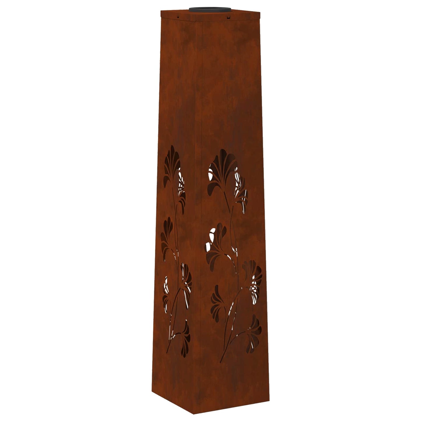 Solar LED Pathway Light 2 pcs Rusty Weathering Steel