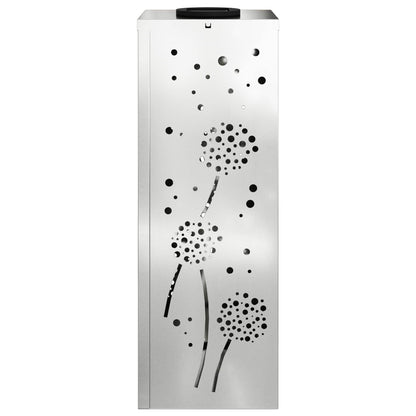 Solar LED Pathway Light 2 pcs Silver Galvanized Steel