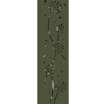 Solar LED Pathway Light 2 pcs Olive Green Cold Rolled Steel