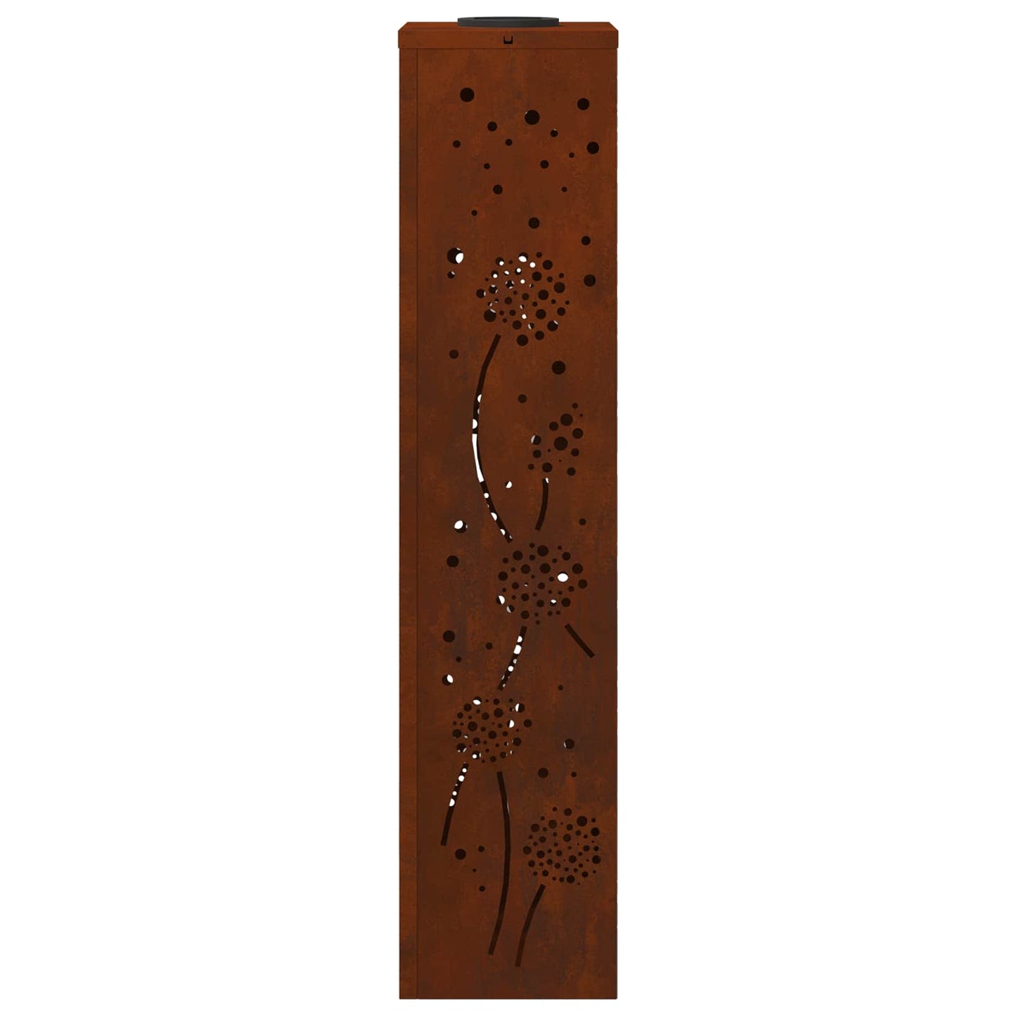 Solar LED Pathway Light 2 pcs Rusty Weathering Steel