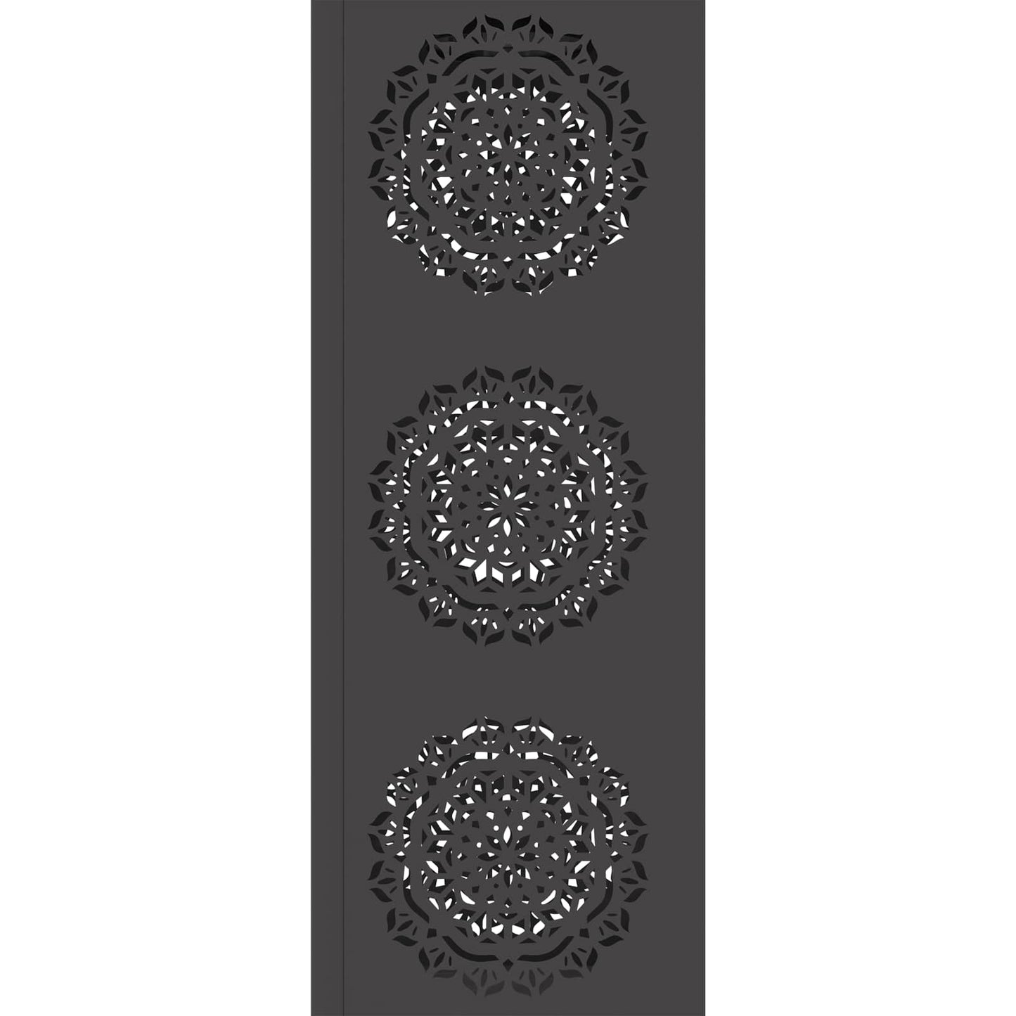 Solar LED Pathway Light 2 pcs Black Cold Rolled Steel