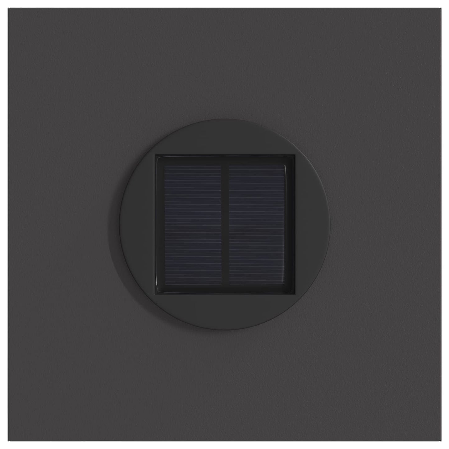 Solar LED Pathway Light 2 pcs Black Cold Rolled Steel