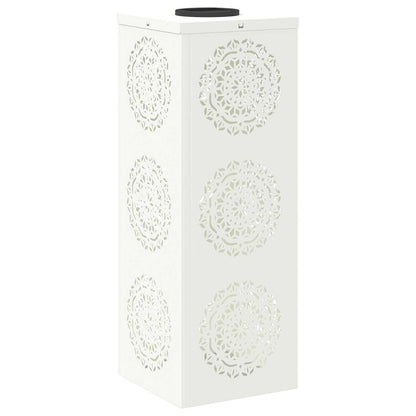 Solar LED Pathway Light 2 pcs White Cold Rolled Steel