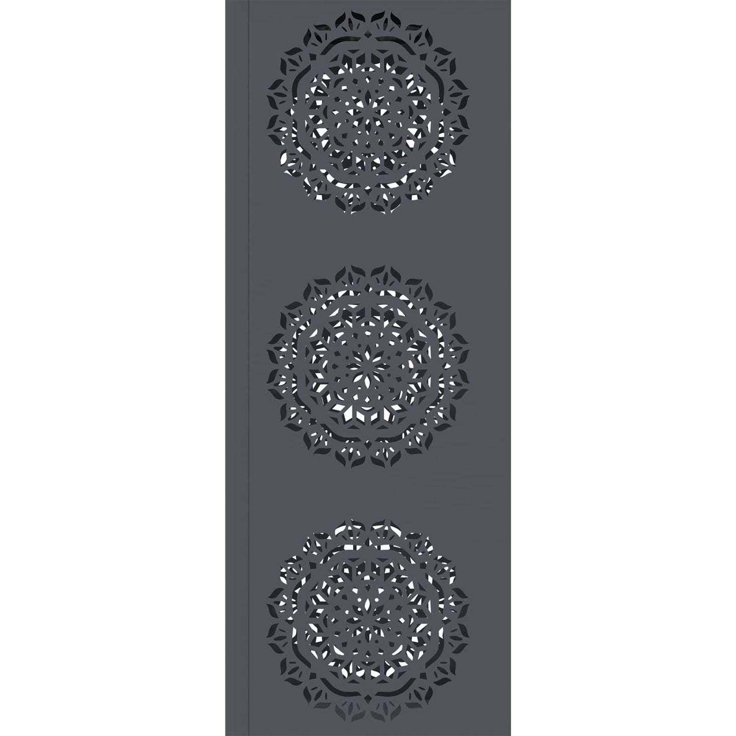 Solar LED Pathway Light 2 pcs Anthracite Cold Rolled Steel