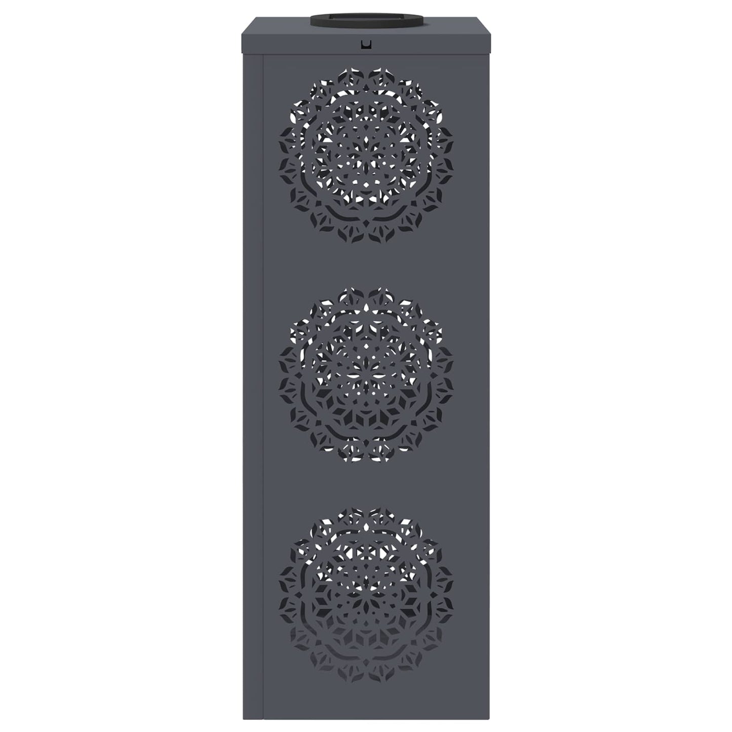 Solar LED Pathway Light 2 pcs Anthracite Cold Rolled Steel