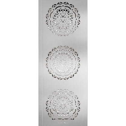 Solar LED Pathway Light 2 pcs Silver Stainless Steel