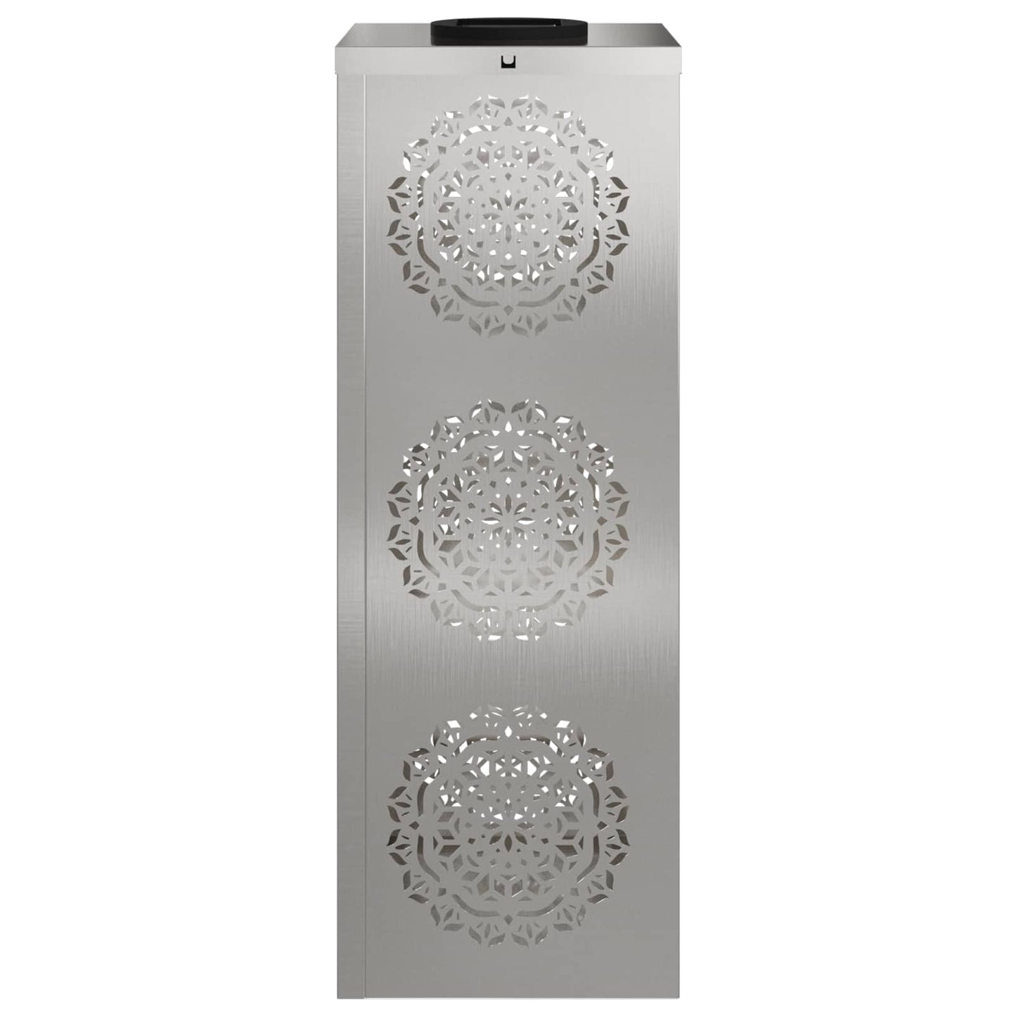 Solar LED Pathway Light 2 pcs Silver Stainless Steel