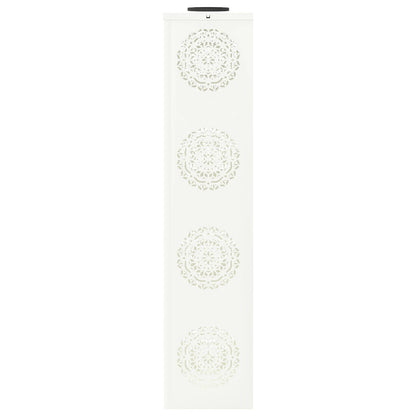 Solar LED Pathway Light 2 pcs White Cold Rolled Steel