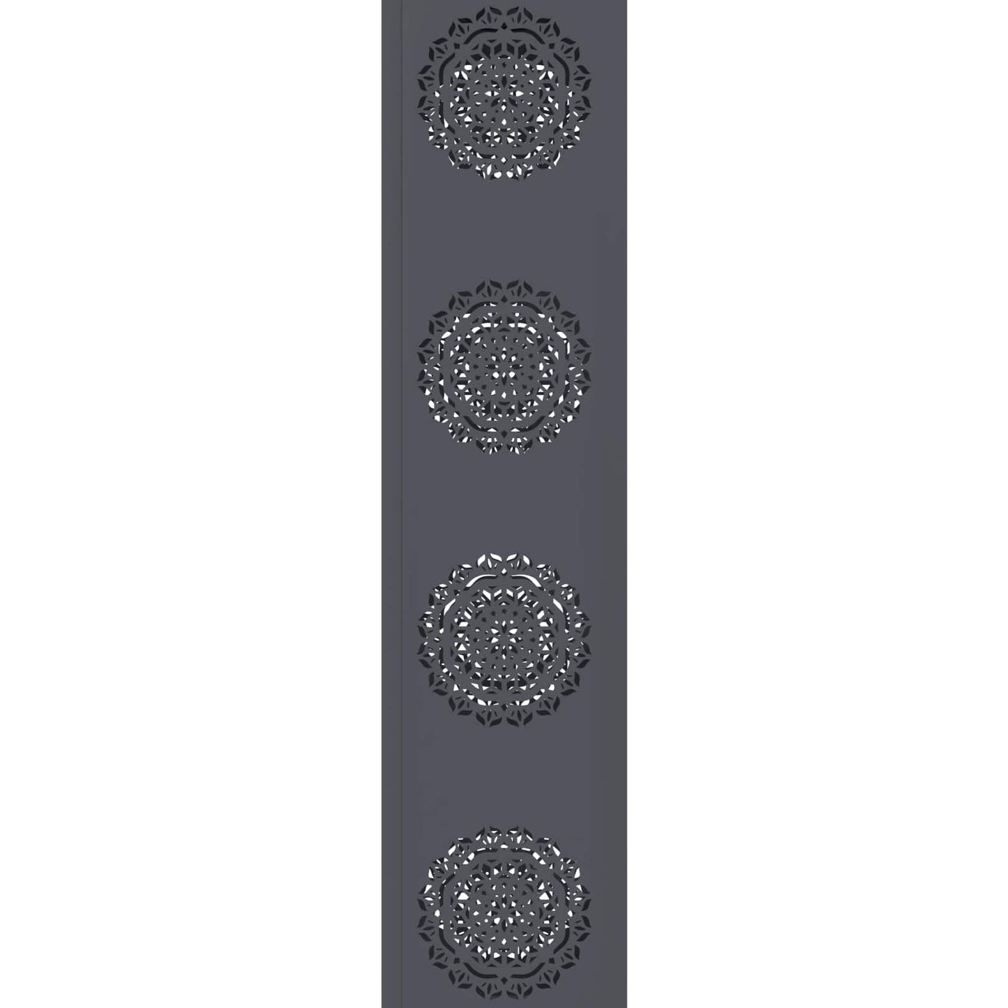 Solar LED Pathway Light 2 pcs Anthracite Cold Rolled Steel