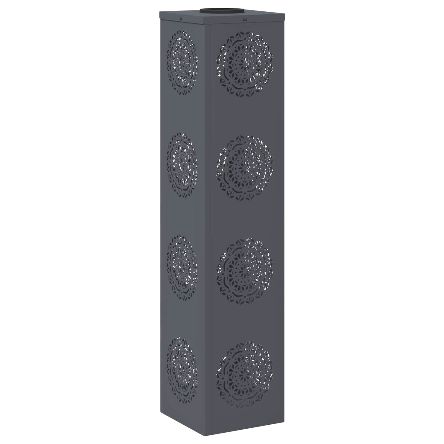 Solar LED Pathway Light 2 pcs Anthracite Cold Rolled Steel