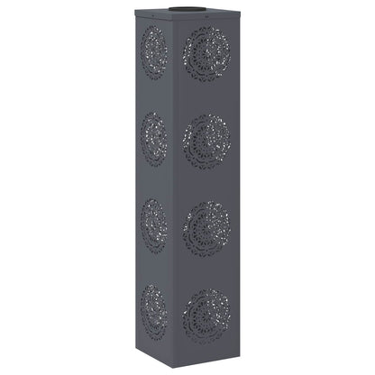 Solar LED Pathway Light 2 pcs Anthracite Cold Rolled Steel