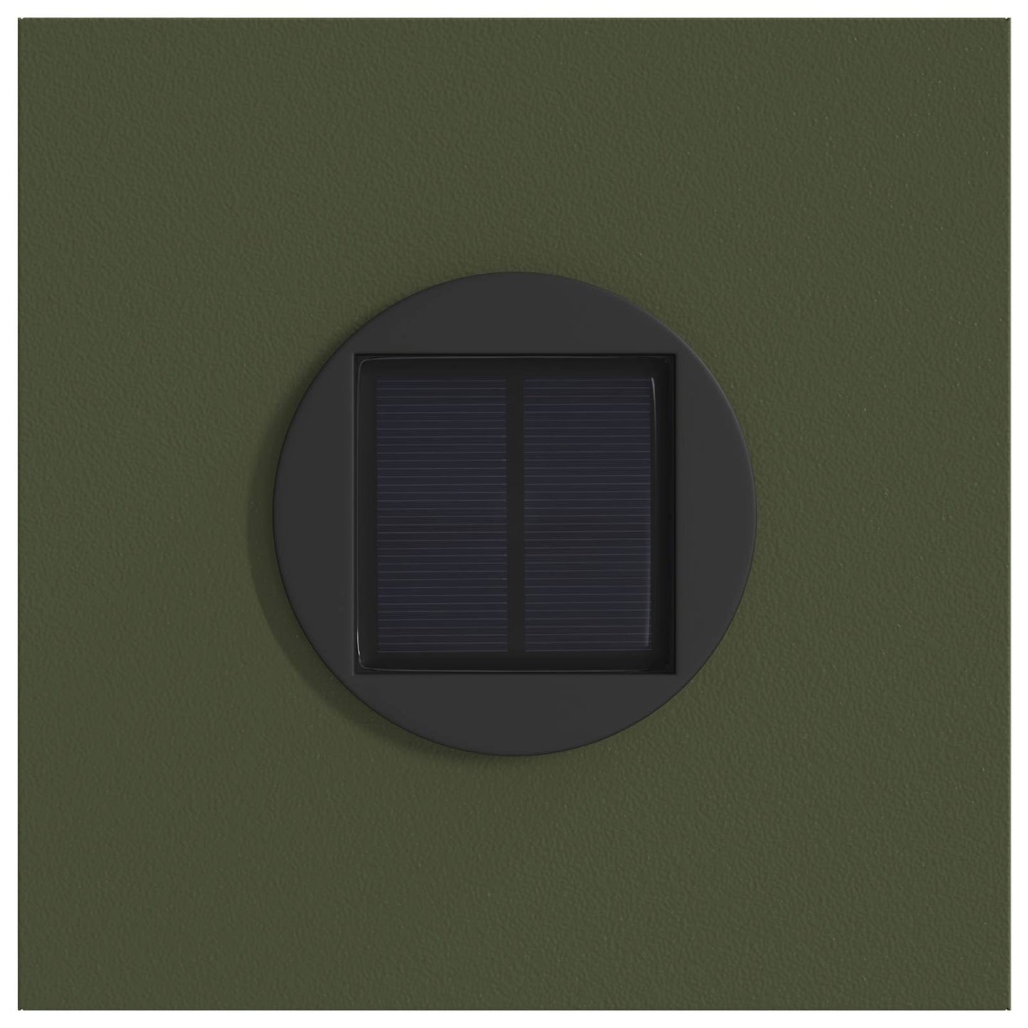 Solar LED Pathway Light 2 pcs Olive Green Cold Rolled Steel