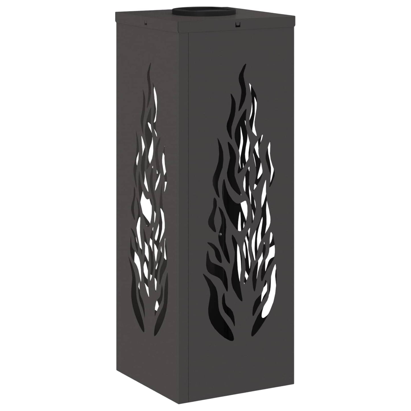 Solar LED Pathway Light 2 pcs Black Cold Rolled Steel