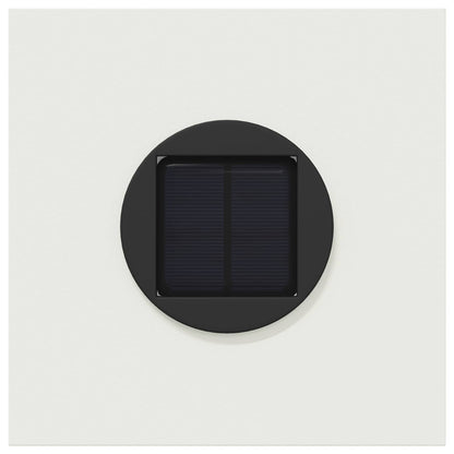 Solar LED Pathway Light 2 pcs White Cold Rolled Steel