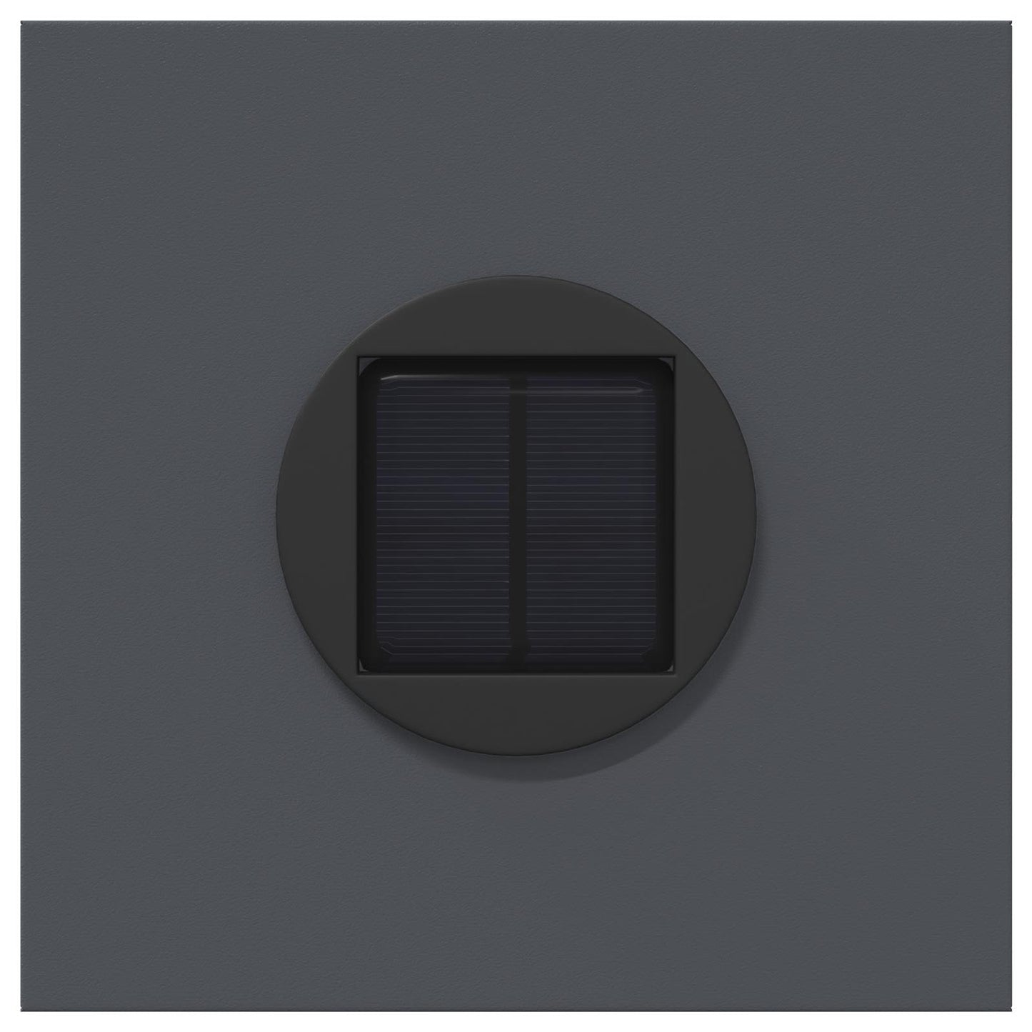 Solar LED Pathway Light 2 pcs Anthracite Cold Rolled Steel