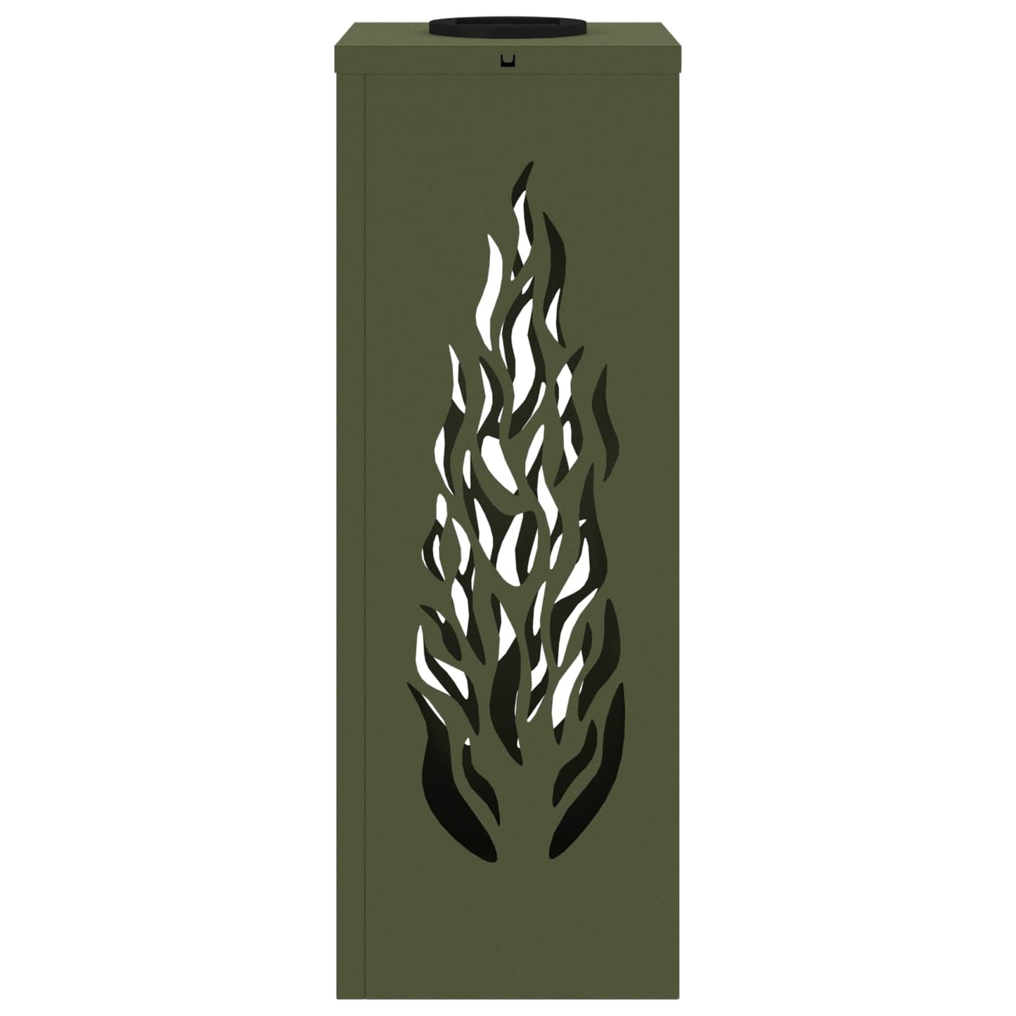 Solar LED Pathway Light 2 pcs Olive Green Cold Rolled Steel