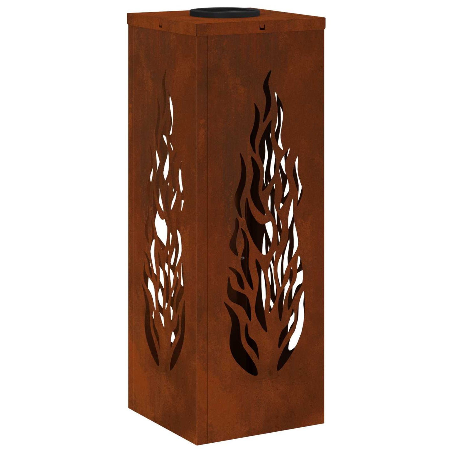 Solar LED Pathway Light 2 pcs Corten Steel Corten Steel