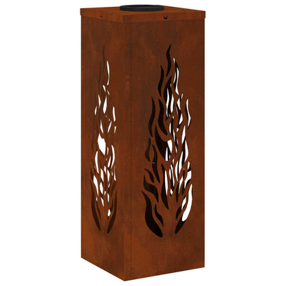 Solar LED Pathway Light 2 pcs Corten Steel Corten Steel