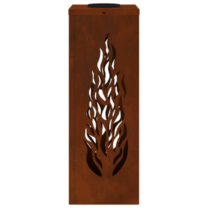 Solar LED Pathway Light 2 pcs Corten Steel Corten Steel