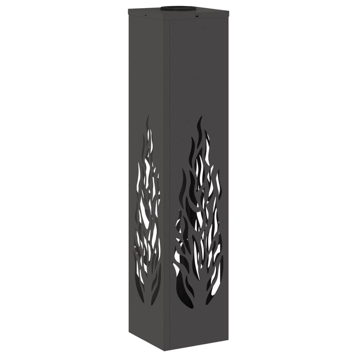 Solar LED Pathway Light 2 pcs Black Cold Rolled Steel