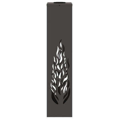 Solar LED Pathway Light 2 pcs Black Cold Rolled Steel