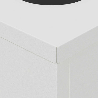 Solar LED Pathway Light 2 pcs White Cold Rolled Steel